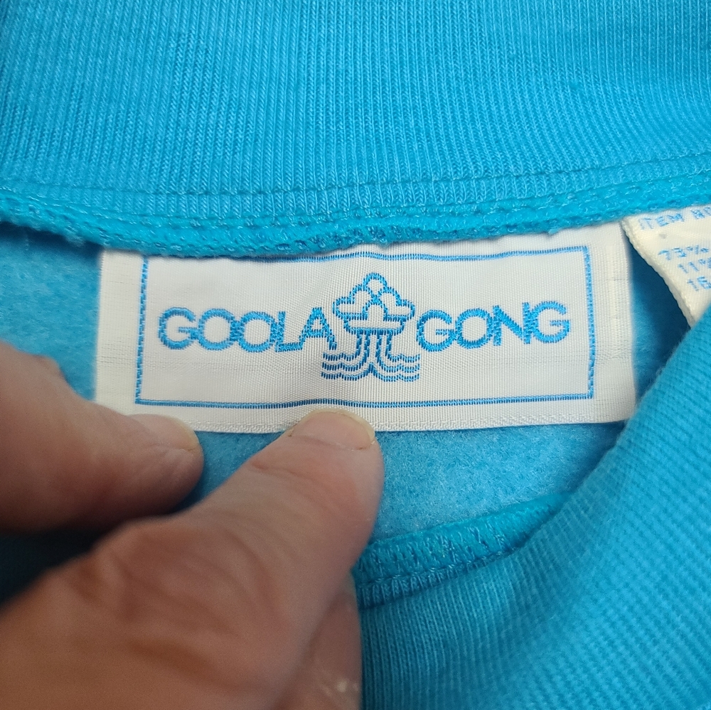 80's 90's Colorblock Geometric Sweatshirt - Picture 5 of 7